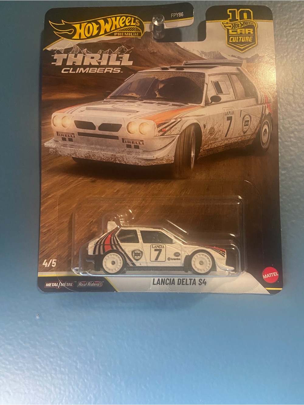 Hot Wheels Lancia Delta S4 Die-Cast Toy Car - White